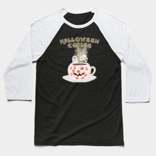 Halloween Coffee Baseball T-Shirt